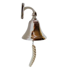 Колокол рында бронзовый с хромированным покрытием (d-10 купить в интернет магазине подарков ПраздникШоп