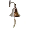 Дзвон ринду бронзовий з хромованим покриттям (d-12 см, h-11 см)