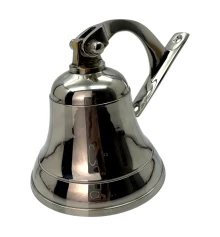 Колокол рында бронзовый с хромированным покрытием (d-12 см купить в интернет магазине подарков ПраздникШоп