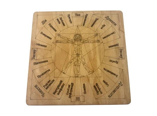 Таблица для работы с маятником «Магические воздействия» купить в интернет магазине подарков ПраздникШоп