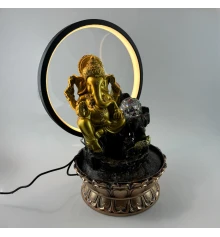 Фонтан «Ганеша с кристаллом» (29×19.5×5 см) купить в интернет магазине подарков ПраздникШоп