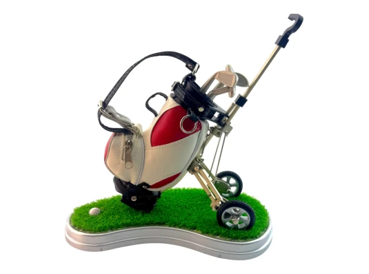 Письменный набор «Гольф» (pul cart) (20×20.5×11.5 см) красный купить в интернет магазине подарков ПраздникШоп