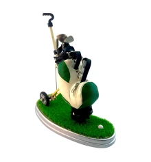 Письменный набор «Гольф» (pul cart) (20×20.5×11.5 см) зеленый купить в интернет магазине подарков ПраздникШоп