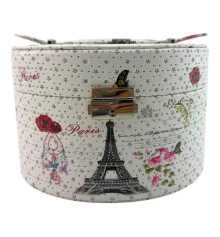 Шкатулка для украшений раздвижная «Париж» (20×18×13 см) купить в интернет магазине подарков ПраздникШоп