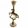 Подсвечник бронзовый с перламутром «Конь» (17×8×5.5 см)