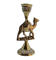 Подсвечник бронзовый с перламутром «Верблюд» (14.5×7×5.5 см) купить в интернет магазине подарков ПраздникШоп