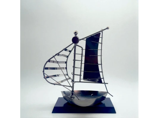 Техно-арт «Парусник» (26×22.5×9 см) купить в интернет магазине подарков ПраздникШоп