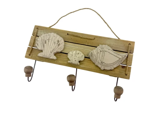 Вешалка «Ракушки» (32×18×5 см) купить в интернет магазине подарков ПраздникШоп