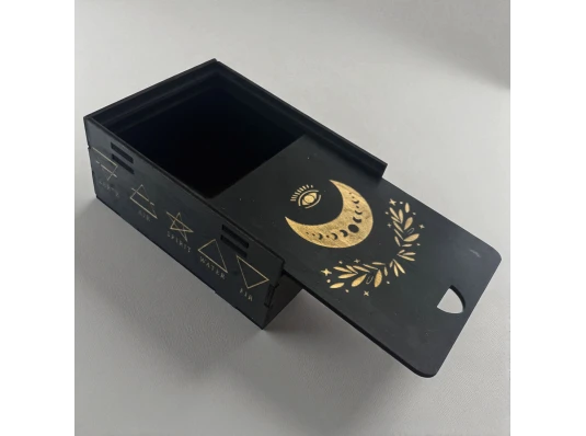 Шкатулка для викканских рун и карт Таро «Шкатулка Провидения» (16×12×7 см) купить в интернет магазине подарков ПраздникШоп