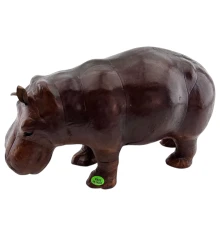 Бегемот из кожи (12") купить в интернет магазине подарков ПраздникШоп