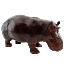 Бегемот из кожи (12") купить в интернет магазине подарков ПраздникШоп