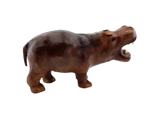 Бегемот из кожи (12") купить в интернет магазине подарков ПраздникШоп