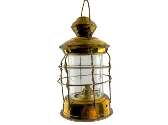 Керосиновая лампа латунная (26 см) купить в интернет магазине подарков ПраздникШоп