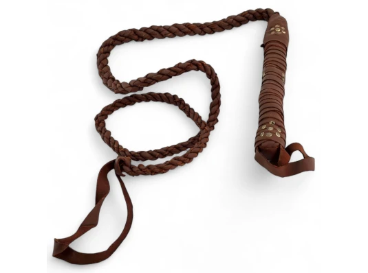 Кнут кожаный светло коричневый (235 см весь купить в интернет магазине подарков ПраздникШоп