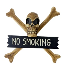 Череп с костями «No Smoking» (30×9×30 см) купить в интернет магазине подарков ПраздникШоп