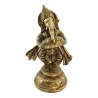 Ганеша з барабаном бронзовий (15×8.5×6.8 см)