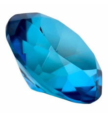 Кристалл хрустальный бирюзовый (7.9×4.7 см) купить в интернет магазине подарков ПраздникШоп