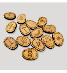 Руны «Ведьмины» (Викканские) светлые купить в интернет магазине подарков ПраздникШоп