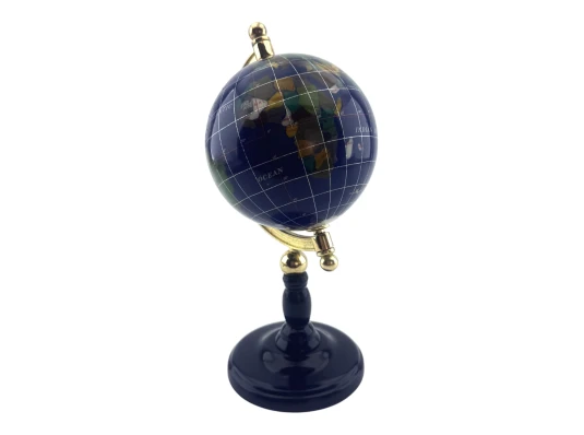 Глобус с камнями на ножке (110 мм) купить в интернет магазине подарков ПраздникШоп