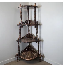 Этажерка из мангового дерева на 4 полки (115×59×42 см) купить в интернет магазине подарков ПраздникШоп