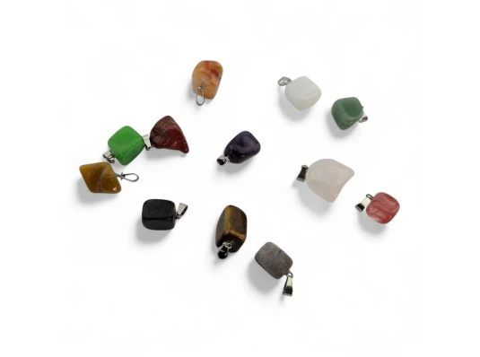Кулон из камня (набор 12 шт.) (12.5×9.5×1.5 см) купить в интернет магазине подарков ПраздникШоп