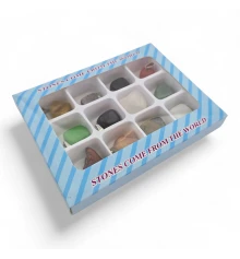 Кулон из камня (набор 12 шт.) (12.5×9.5×1.5 см) купить в интернет магазине подарков ПраздникШоп