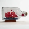 Модель парусника в бутылке (13×8 x 3 см)
