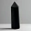 Кристалл обсидиана в форме башни (полированный купить в интернет магазине подарков ПраздникШоп