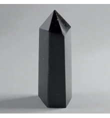 Кристалл обсидиана в форме башни (полированный купить в интернет магазине подарков ПраздникШоп