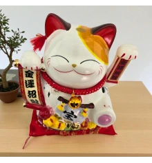 Кот Манэки-Нэко керамический купить в интернет магазине подарков ПраздникШоп