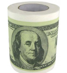 Туалетная бумага 100 долларов купить в интернет магазине подарков ПраздникШоп