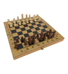 Нарды+шахматы из бамбука (29×29×2.3 см) купить в интернет магазине подарков ПраздникШоп