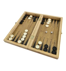 Нарды+шахматы из бамбука (29×29×2.3 см) купить в интернет магазине подарков ПраздникШоп