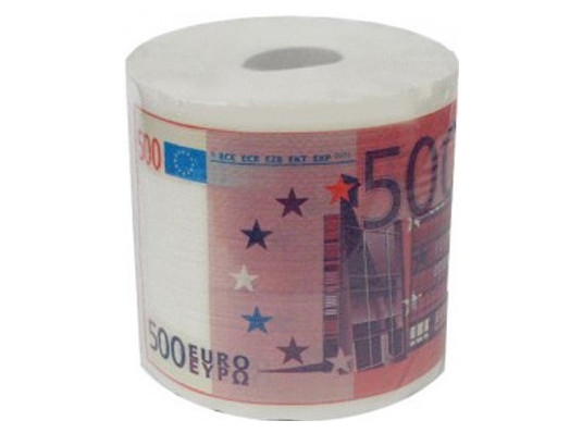 Туалетная бумага 500 евро  купить в интернет магазине подарков ПраздникШоп