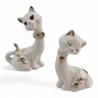 Кошки пара фарфоровые (7.5×5×2.8 см)