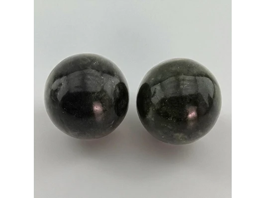 Шары массажные нефритовые в футляре (d-3.8 см) купить в интернет магазине подарков ПраздникШоп