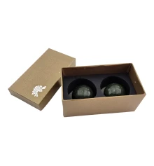 Шары массажные нефритовые в футляре (d-3.8 см) купить в интернет магазине подарков ПраздникШоп