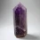 Кристалл из аметиста в форме башни полированный 7 см купить в интернет магазине подарков ПраздникШоп