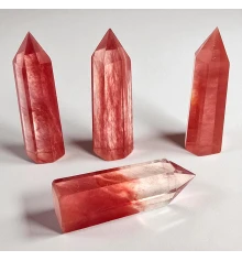 Кристалл из сердолика в форме башни (полированный купить в интернет магазине подарков ПраздникШоп