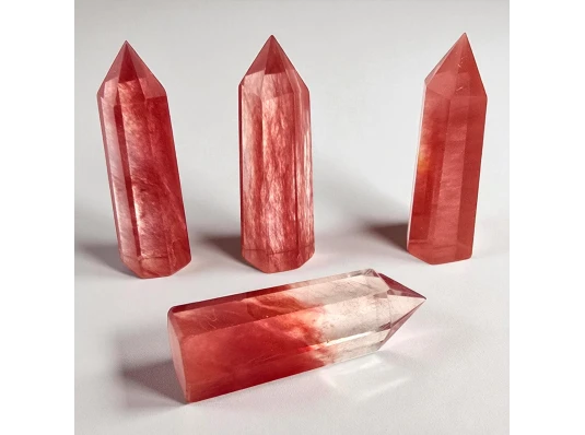 Кристалл из сердолика в форме башни (полированный купить в интернет магазине подарков ПраздникШоп