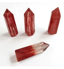 Кристалл из сердолика в форме башни (полированный купить в интернет магазине подарков ПраздникШоп