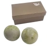 Шары массажные нефритовые в футляре (d-4.2 см)