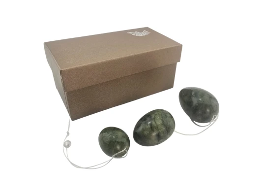 Массажер нефрит «Шары Венеры» вагинальные (13×7×6 см) купить в интернет магазине подарков ПраздникШоп