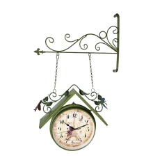 Часы станционные (d-25 см 47×68×10.5 см) купить в интернет магазине подарков ПраздникШоп