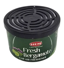 Ароматизатор для авто HEM Fresh Bergamote в баночке купить в интернет магазине подарков ПраздникШоп
