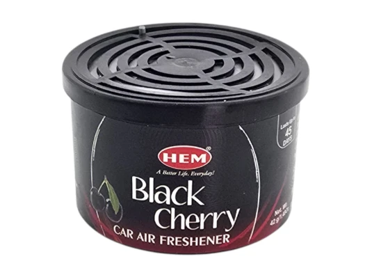 Ароматизатор для авто HEM Black Cherry Car Air Freshner в баночке купить в интернет магазине подарков ПраздникШоп