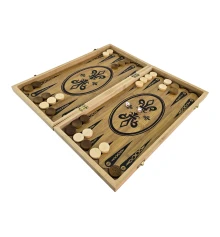 Нарды+шахматы+шашки бамбук (40×38×1.7 см) купить в интернет магазине подарков ПраздникШоп