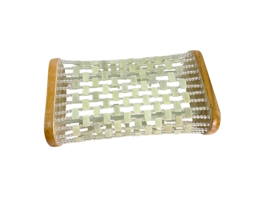 Валик массажный под голову нефритовый (18.5×17×8.2 см) купить в интернет магазине подарков ПраздникШоп