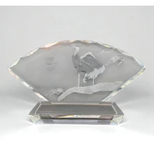 Веер хрустальный (19×27 см) купить в интернет магазине подарков ПраздникШоп