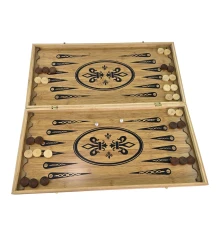 Нарды+шахматы из бамбука (59.7×59.7×1.7 см) купить в интернет магазине подарков ПраздникШоп